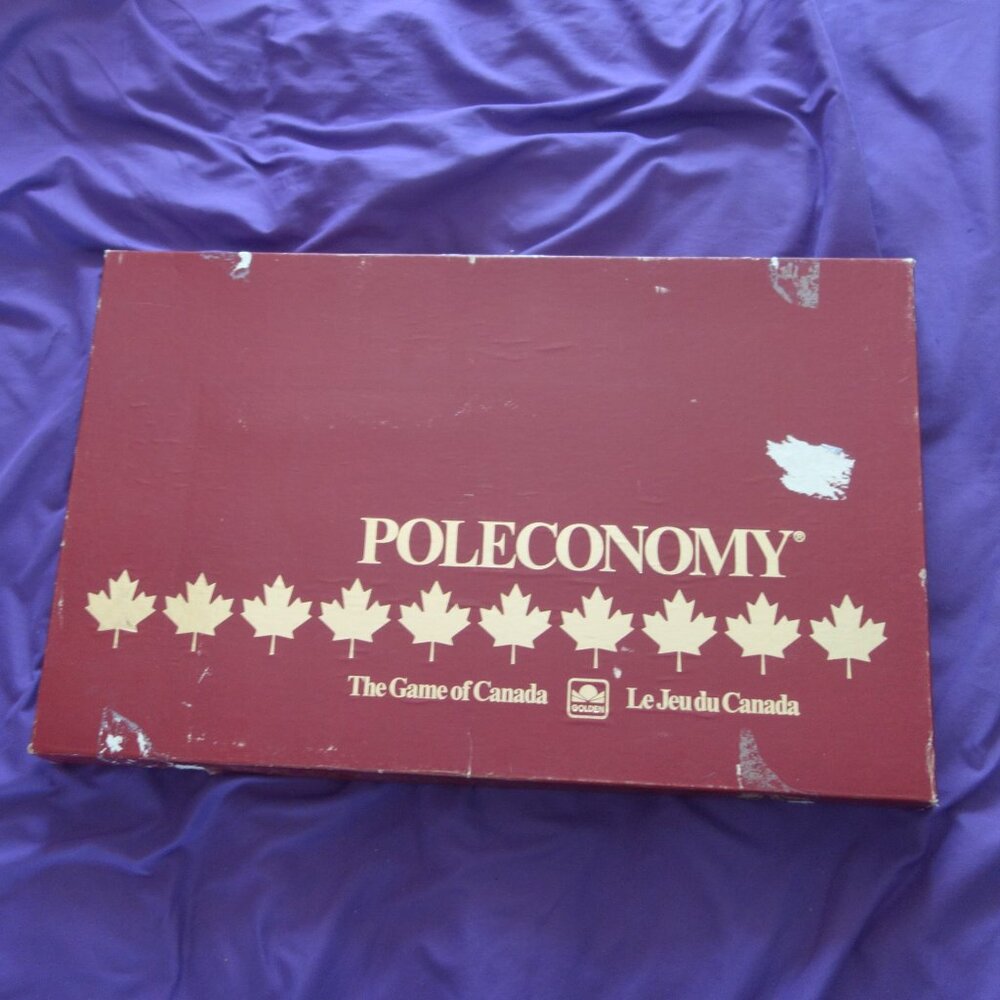 Vintage Poleconomy The Game of Canada Board Game/Le Jeu du Canada English/French